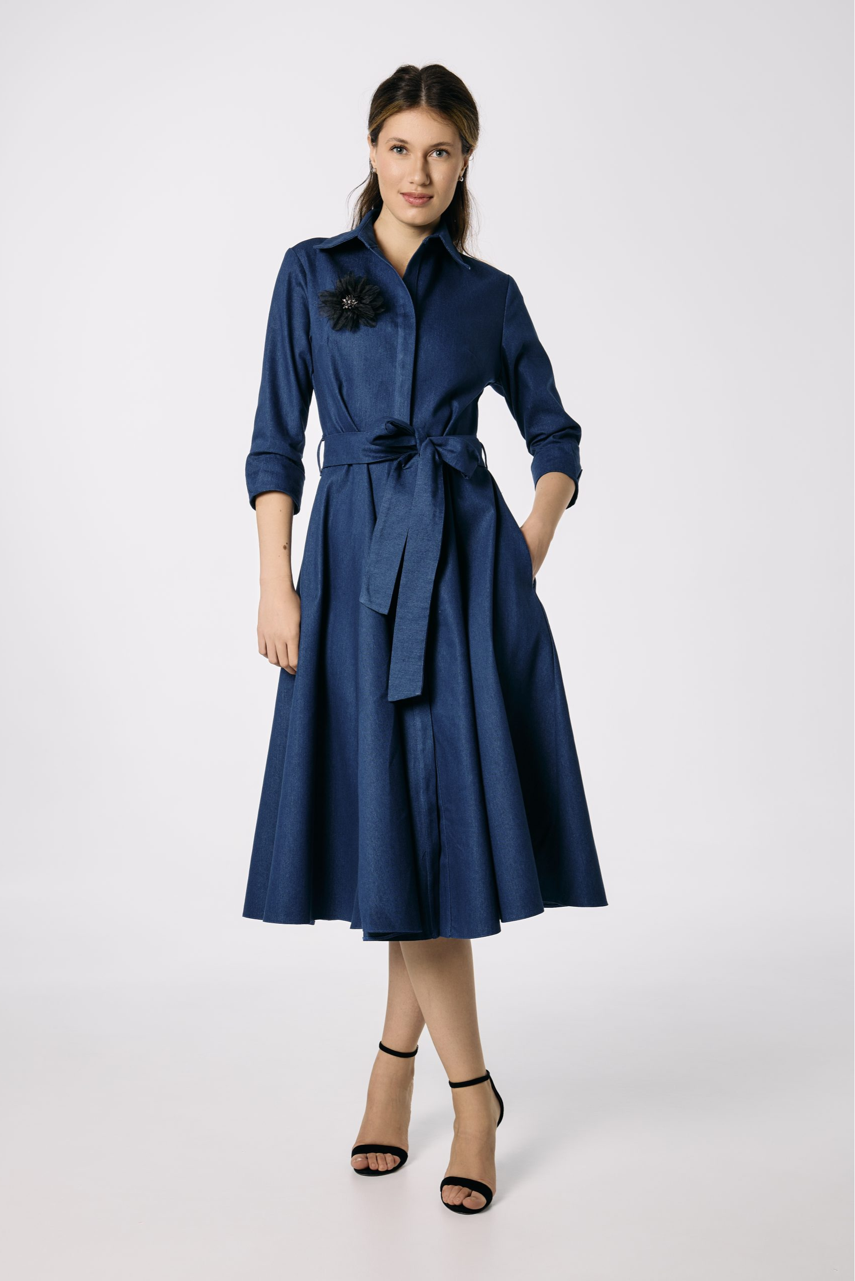 ROCHIE CAMASA DIN DENIM