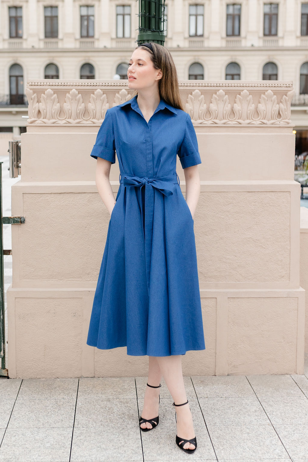 ROCHIE CAMASA DIN DENIM
